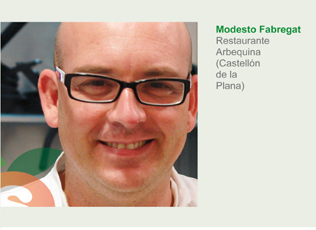 Chef Modesto Fabregat - Restaurante Arbequina (Castellón)
